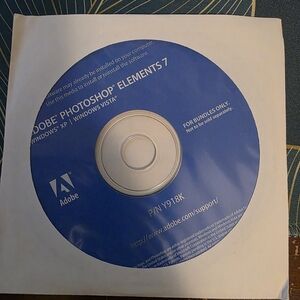 Photoshop Elements 7 Software CD - Blue